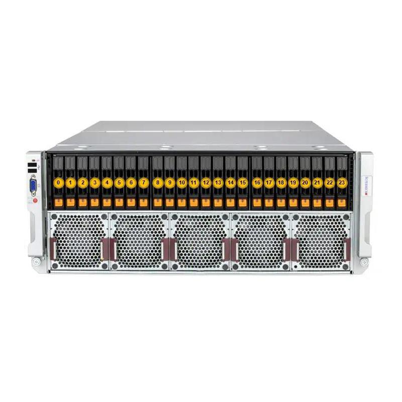Supermicro SYS-442B-NR MP 4U Barebone mit vier Intel Xeon 6700 Prozessoren mit P-Kernen (4- oder 8-Sockel) | NEU