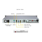 Supermicro SYS-511R-ML UP Mini-1U 准系统单英特尔至强 E-2400 系列处理器 |新的