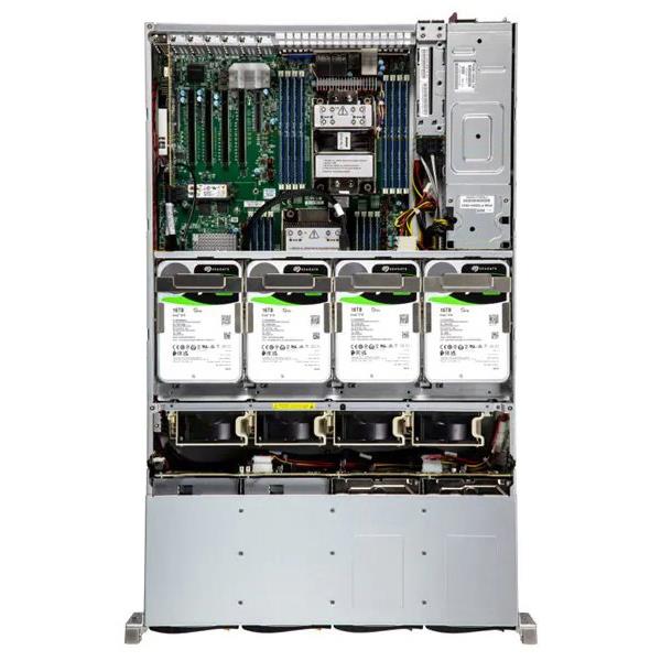 Supermicro SSG-621E-ACR16L 2U ストレージ ベアボーン デュアル Intel Xeon スケーラブル プロセッサ 第 5 世代および第 4 世代 |新しい