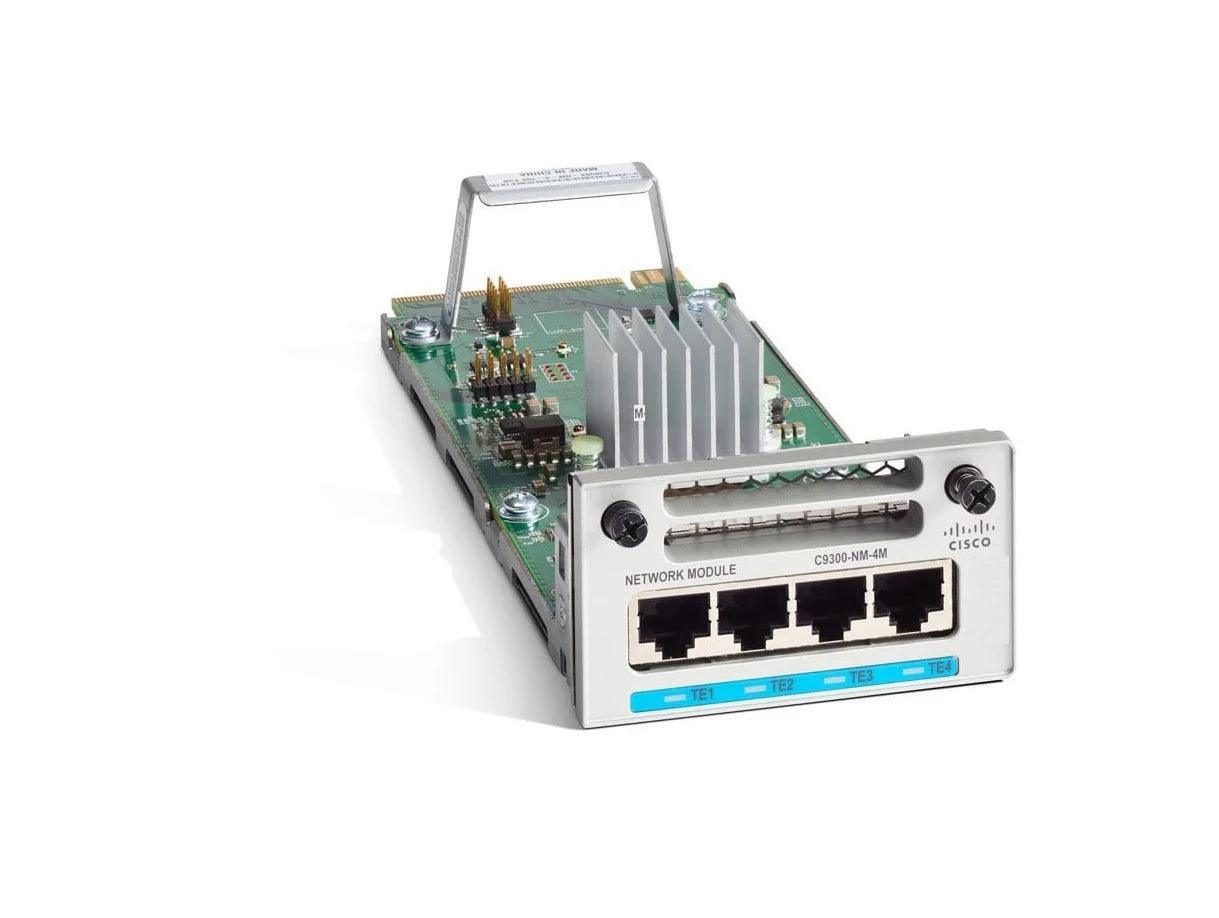 (NEW VENDOR) CISCO C9300-NM-4M Catalyst 9300 Series 4x MultiGB RJ-45 Switch Module - C2 Computer Image principale