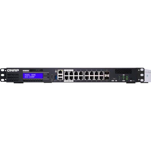 (<tc>새로운</tc>) QNAP QGD-1600P-8G 16포트 1G PoE 스마트 관리형 <tc>네트워크 스위치</tc> + QNE ADRA NDR / 2베이 NAS 서브 이미지