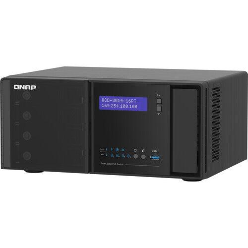 (<tc>새로운</tc>) QNAP QGD-3014-16PT-8G 16포트 1G PoE 스마트 관리형 <tc>네트워크 스위치</tc> + 4베이 NAS 서브 이미지