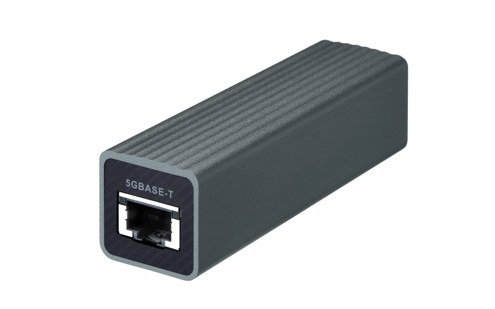 (NEW VENDOR) QNAP QNA-UC5G1T USB3.0 (Type-C) to single port RJ45 5GbE/2.5GbE/1GbE/100MbE adapter, bus powered - C2 Computer