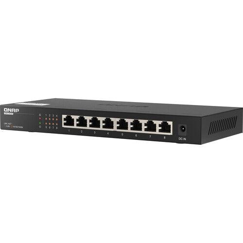 (NEW VENDOR) QNAP QSW-1108-8T 8 Ports 2.5GbE Unmanaged Switch | Fanless - C2 Computer