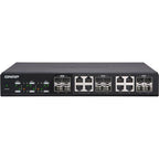 (NEW VENDOR) QNAP QSW-1208-8C 12 Ports 10GbE Unmanaged Switch Switching Capacity: 240Gbps - C2 Computer
