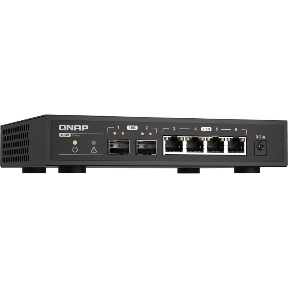 (NEW VENDOR) QNAP QSW-2104-2S 2 Ports 10GbE + 4 Ports 2.5GbE Unmanaged Switch | Fanless - C2 Computer Image principale