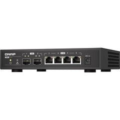 (NEW VENDOR) QNAP QSW-2104-2S 2 Ports 10GbE + 4 Ports 2.5GbE Unmanaged Switch | Fanless - C2 Computer