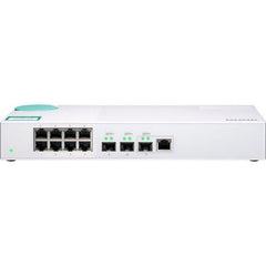 (NEW VENDOR) QNAP QSW-308-1C 3 Ports 10GbE + 8 Ports 1GbE Unmanaged Switch | Fanless - C2 Computer