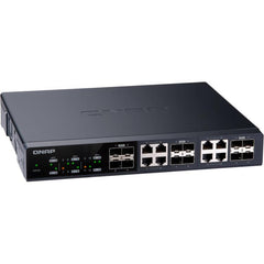 (NEW VENDOR) QNAP QSW-M1208-8C 12 Ports 10GbE Layer 2 Managed Switch Switching Capacity: 240Gbps | Management Type: Web Managed - C2 Computer