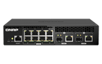 (NEW VENDOR) QNAP QSW-M2108R-2C 2 Ports 10GbE + 8 Ports 2.5GbE Layer 2 Managed Switch - C2 Computer