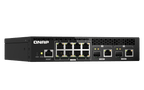 (NEW VENDOR) QNAP QSW-M2108R-2C 2 Ports 10GbE + 8 Ports 2.5GbE Layer 2 Managed Switch - C2 Computer