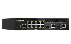 (NEW VENDOR) QNAP QSW-M2108R-2C 2 Ports 10GbE + 8 Ports 2.5GbE Layer 2 Managed Switch - C2 Computer