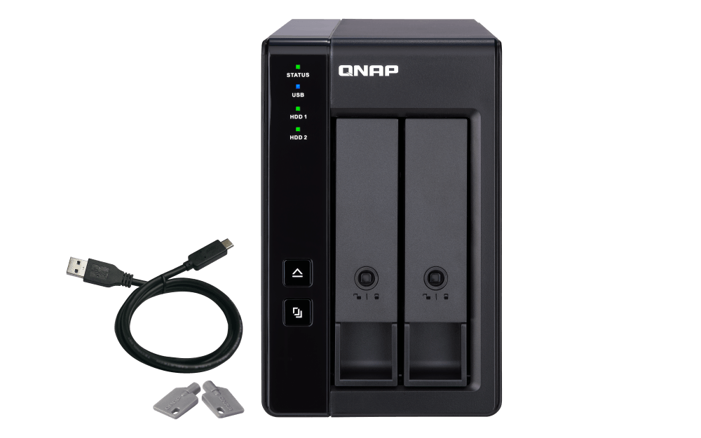 （<tc>新しい</tc>) QNAP TR-002 2ベイ ダイレクトアタッチドストレージ ハードウェアRAID搭載 | 2 x 3.5" / 2.5" SATA 6G 二次画像