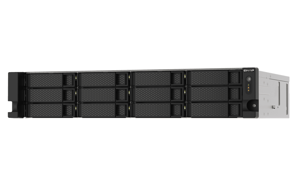 (NEW VENDOR) QNAP TS-1273AU-RP-8G 12-Bay NAS | 2U Rackmount | AMD Ryzen™ V1500B 2.2 GHz Quad Core - C2 Computer