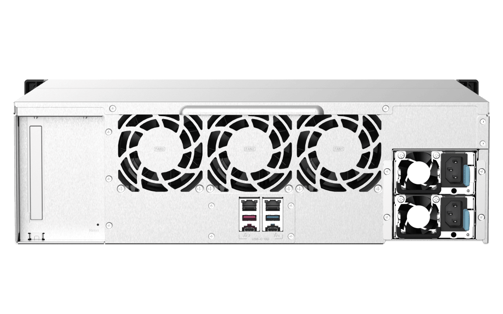 (NEW VENDOR) QNAP TS-1673AU-RP-16G 16-Bay NAS | 3U Rackmount | AMD Ryzen™ V1500B 2.2 GHz Quad Core - C2 Computer