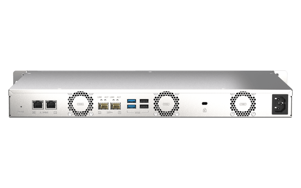 (NEW VENDOR) QNAP TS-435XeU-4G 4-Bay NAS | 1U Rackmount | Marvell OCTEON TX2™ CN9130 / CN9131 Cortex-A72 2.2 GHz Quad Core - C2 Computer