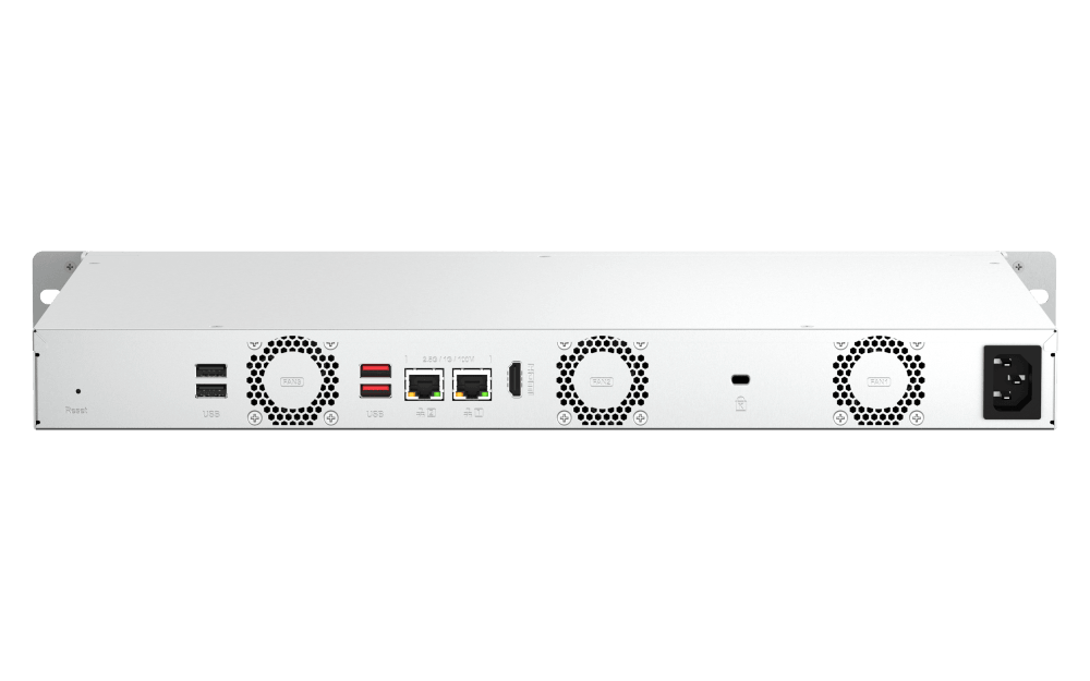 (NEW VENDOR) QNAP TS-464eU-8G 4-Bay NAS | 1U Rackmount | Intel Celeron N5095 Quad Core, burst up to 2.9GHz - C2 Computer
