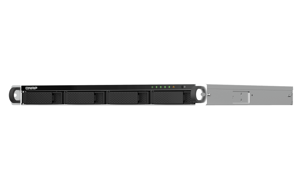 (NEW VENDOR) QNAP TS-464U-8G 4-Bay NAS | 1U Rackmount | Intel Celeron N5095 Quad Core, burst up to 2.9GHz - C2 Computer