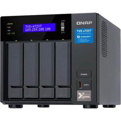 (NEW VENDOR) QNAP TVS-472XT-i3-4G 4-Bay NAS | Intel Core i3 Quad Core - C2 Computer