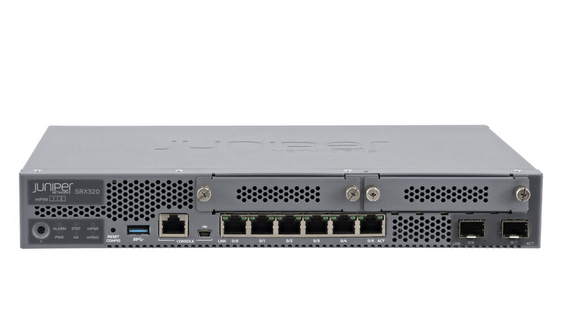 (USED) JUNIPER SRX320 Series 6x Gigabit Ethernet 2x SFP Gateway – C2 ...