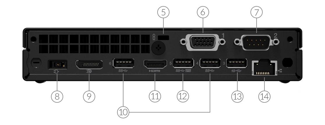 (特價行貨1部) LENOVO ThinkCentre M70q 11DTS03M00 i7-10700T 8G 256G-SSD - C2 Computer