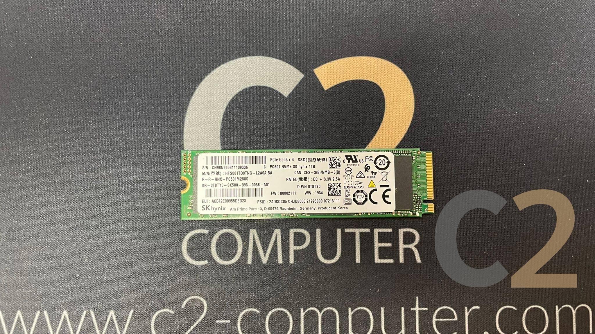 (特價1條)(USED) SK Hynix HFS001TD9TNG-L2A0A - 1024GB SSD Drive M.2 2280 S2 PCIe Gen3 PC601 - C2 Computer 主圖