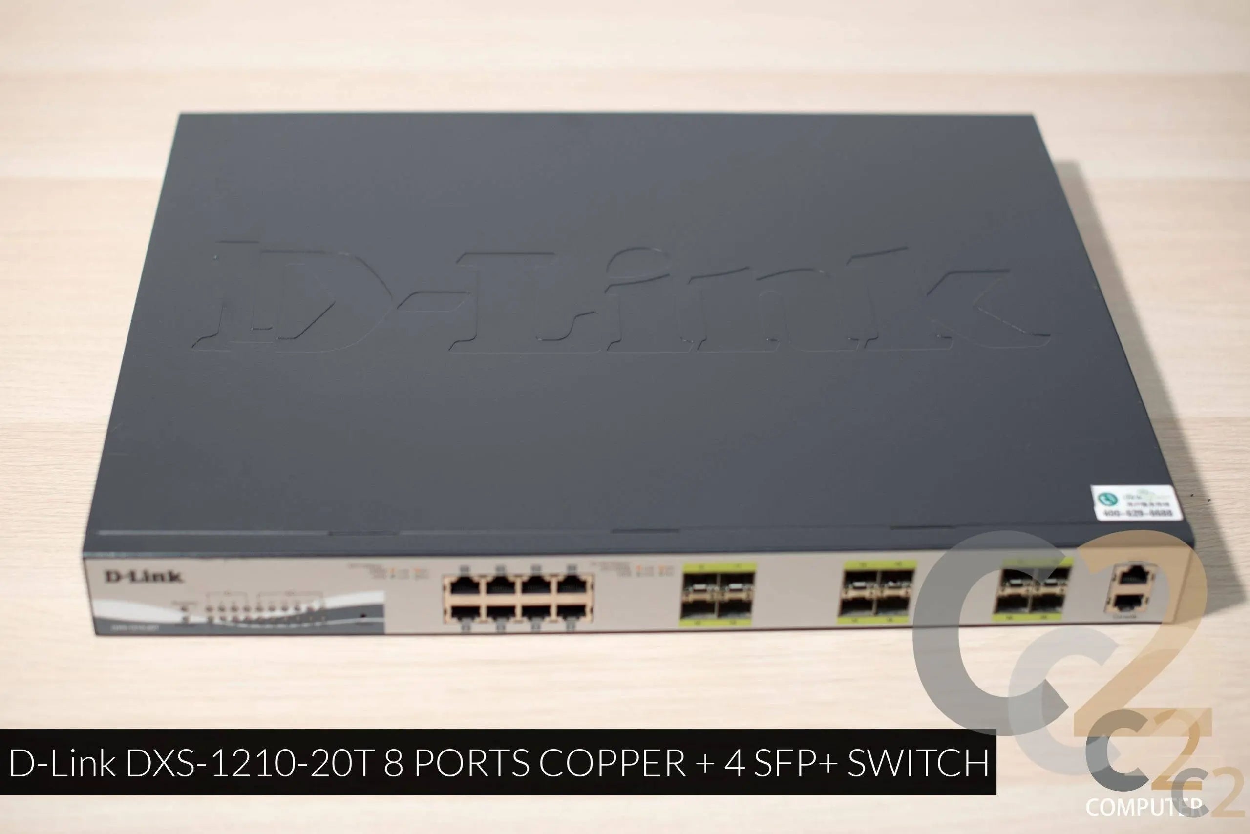 (特價一台) D-Link DXS-1210-20T 8 PORTS COPPER + 4 SFP+ SWITCH 80% NEW D-Link