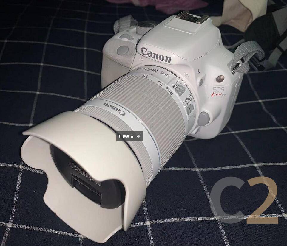 (二手)CANON EOS kiss x7 + 18-55mm 觸摸屏 高清屏 單反 旅行 Camera 90% NEW（黑色/白色） - C2 Computer