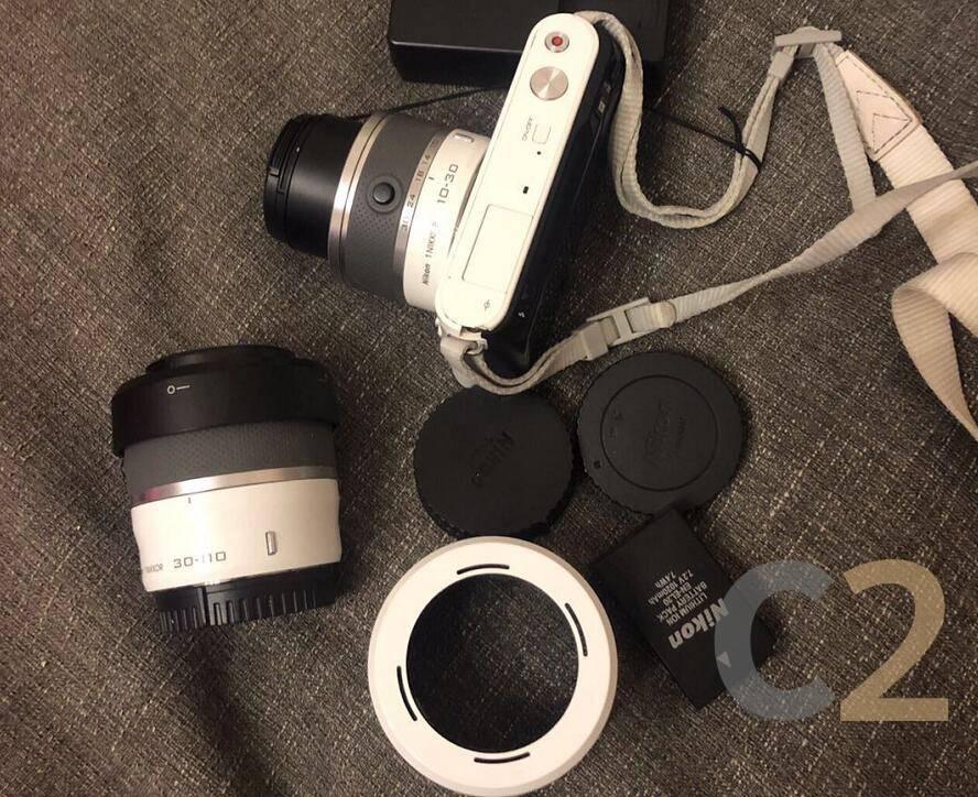 (二手)尼康/Nikon J1 （10-30mm，30-110mm）雙鏡頭 單電/微單 復古 白色 旅行 Camera 95% NEW - C2 Computer