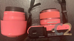(二手)尼康/Nikon J1 （10-30mm，30-110mm）雙鏡頭 單電/微單 復古 粉色限量版 旅行 Camera 90% NEW - C2 Computer