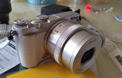 (二手)尼康/Nikon J5 (10-30mm) 微單 自拍 4K  WIFI觸摸屏 復古 白色 旅行 Camera 95% NEW - C2 Computer