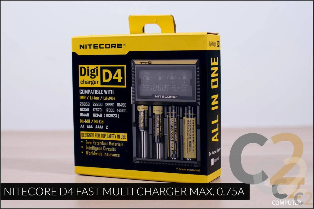 （全新）NITECORE D4 FAST MULTI CHARGER MAX. 0.75A 100%NEW vendor-unknown