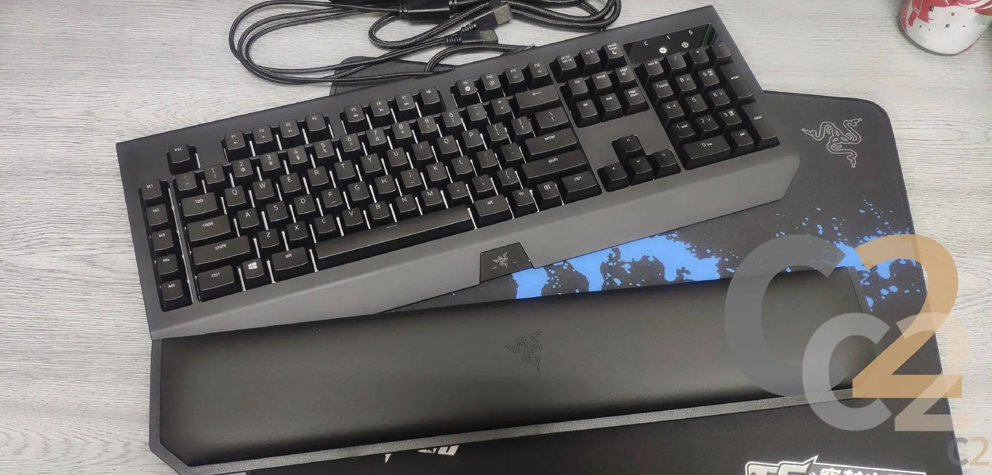 (全新) Razer BlackWidow Chroma V2 Liner and Silent (黃軸) Esports Gaming keyboard 100% NEW - C2 Computer