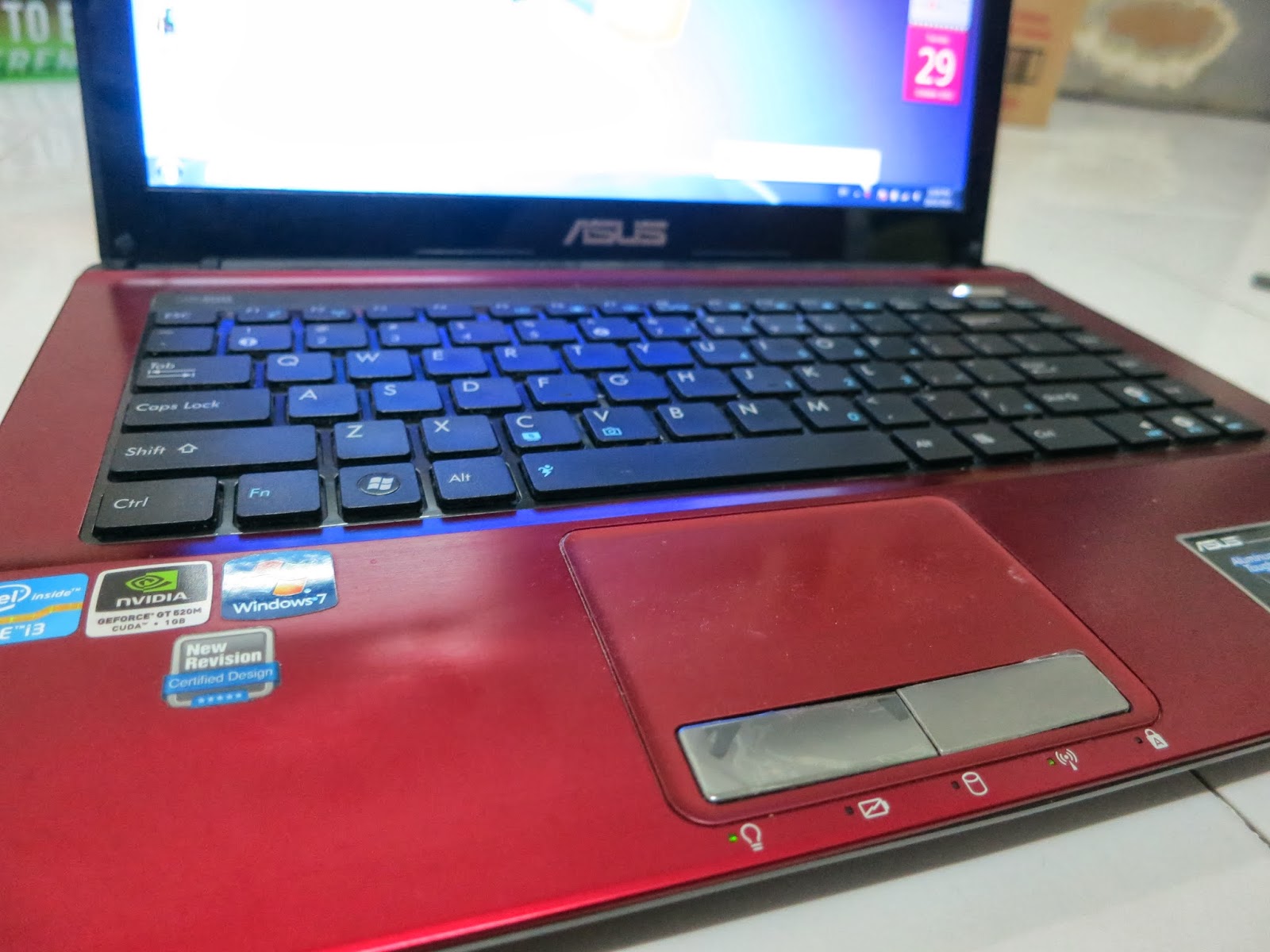 (USED) ASUS A43S i3-2350M 4G NA 500G GT 610M 2G 14" 1366x768 Entry Gaming Laptop 90% - C2 Computer