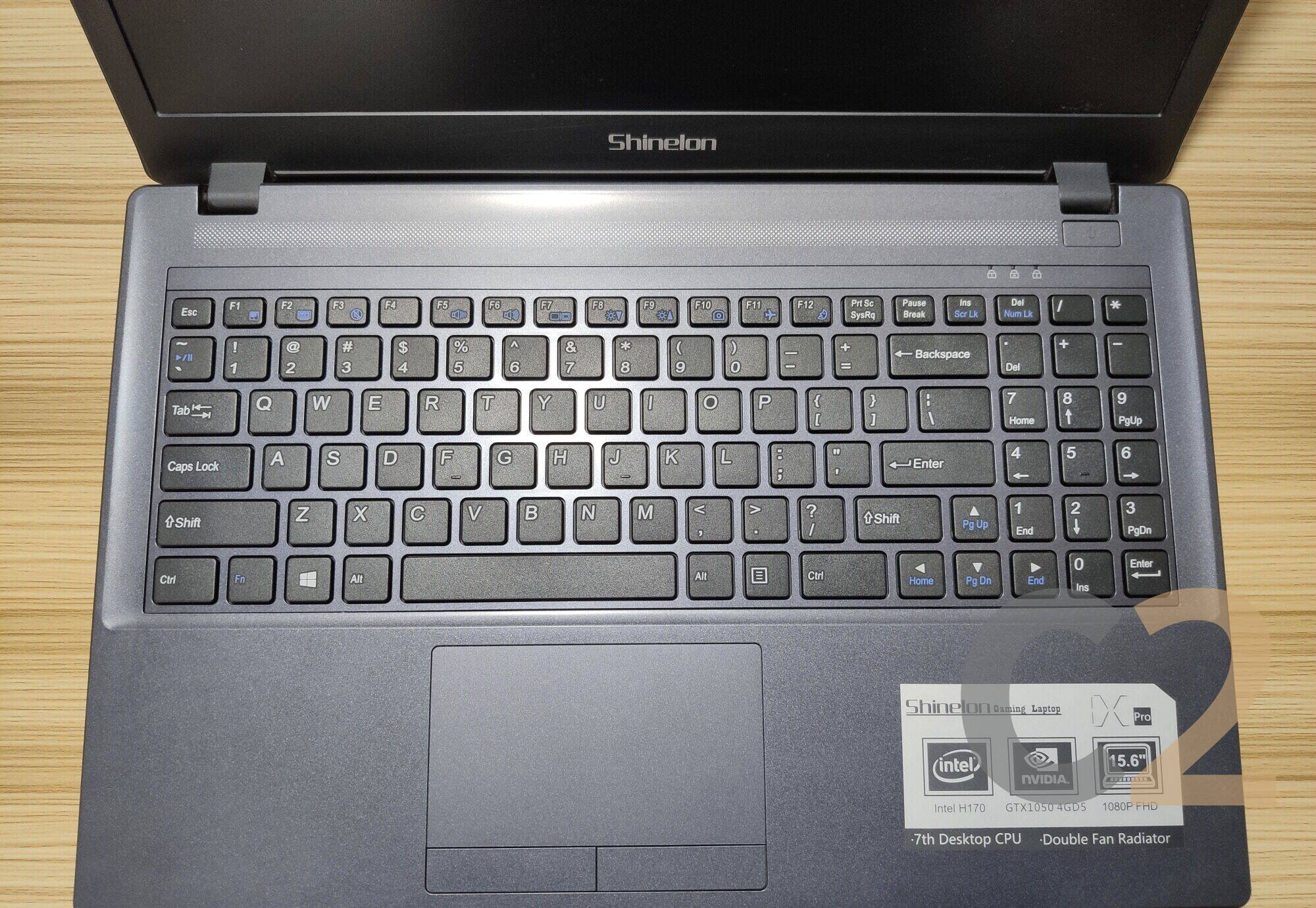 (USED) SHINELON DC PRO G5400 4G NA 500G GTX 1050 4G 15.5" 1920x1080 Gaming Laptop 95% - C2 Computer