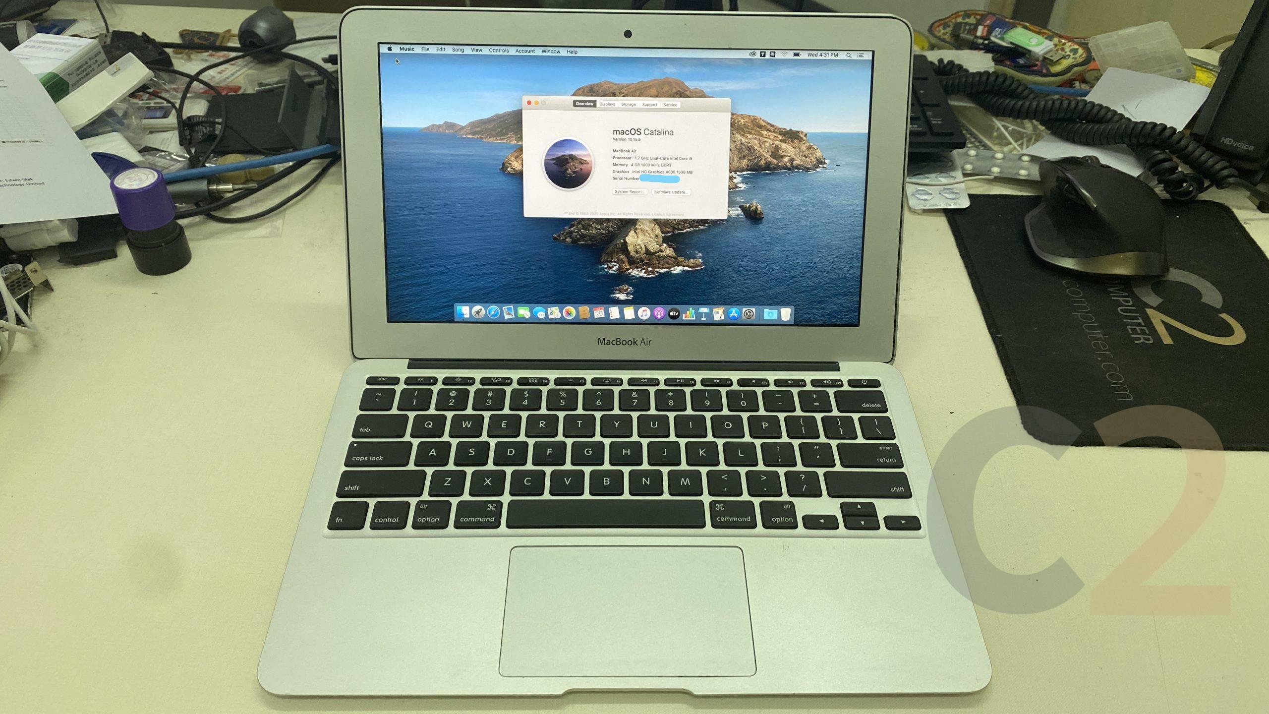 (特價一台二手) APPLE MacBook Air 11inch 2012 i5 4G 128ssd 90% NEW - C2 Computer 主圖