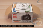 （特價一套）CANON EOS 600D +18-55mm Kit Set 單反相機, 旅行 Camera 90% NEW - C2 Computer