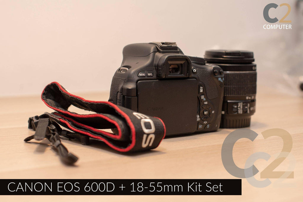（特價一套）CANON EOS 600D +18-55mm Kit Set 單反相機, 旅行 Camera 90% NEW - C2 Computer