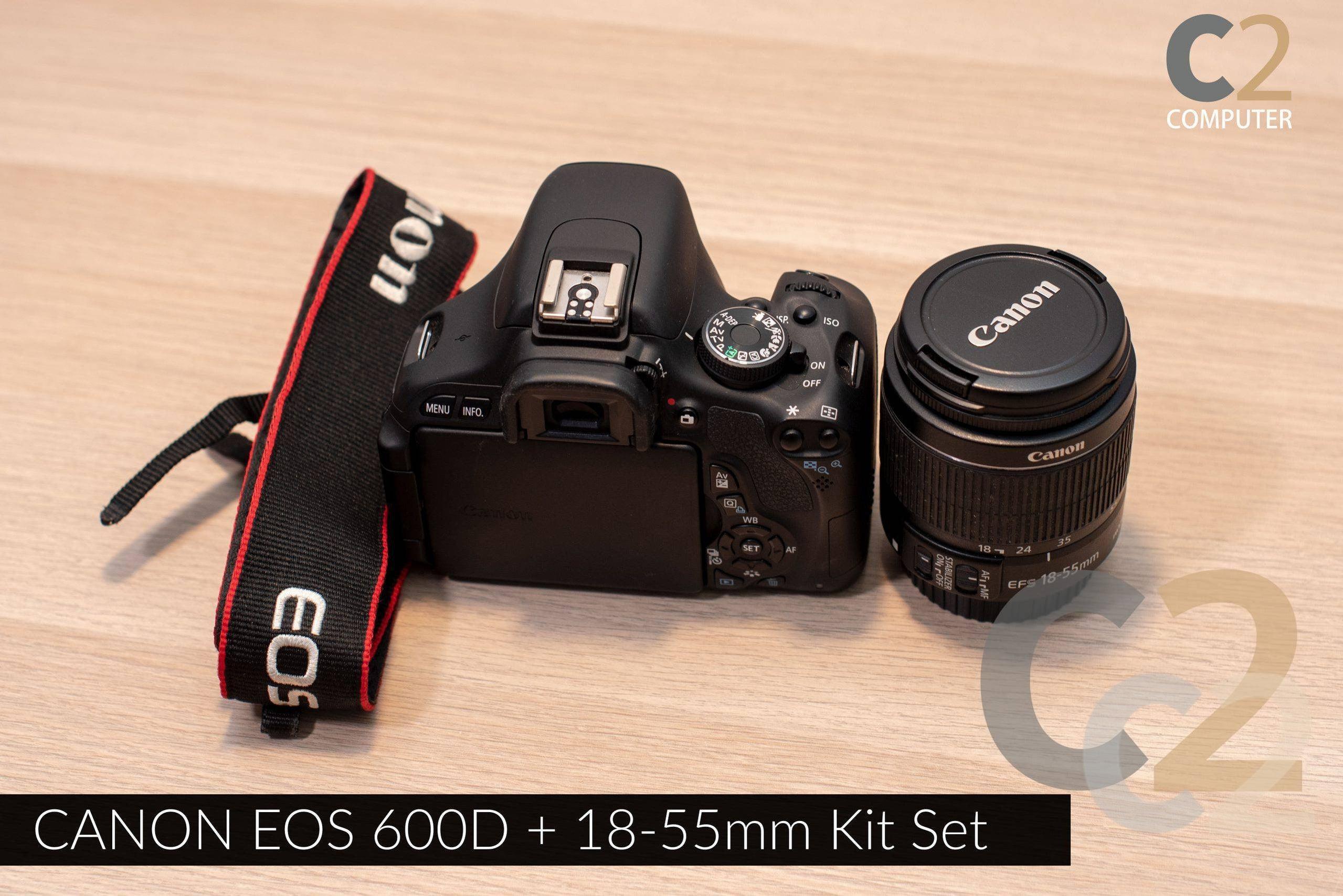 （特價一套）CANON EOS 600D +18-55mm Kit Set 單反相機, 旅行 Camera 90% NEW CANON