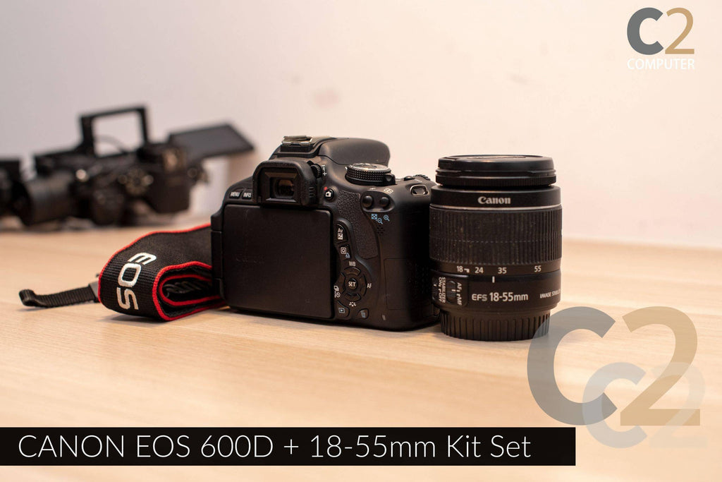 （特價一套）CANON EOS 600D +18-55mm Kit Set 單反相機, 旅行 Camera 90% NEW - C2 Computer