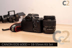 （特價一套）CANON EOS 600D +18-55mm Kit Set 單反相機, 旅行 Camera 90% NEW - C2 Computer