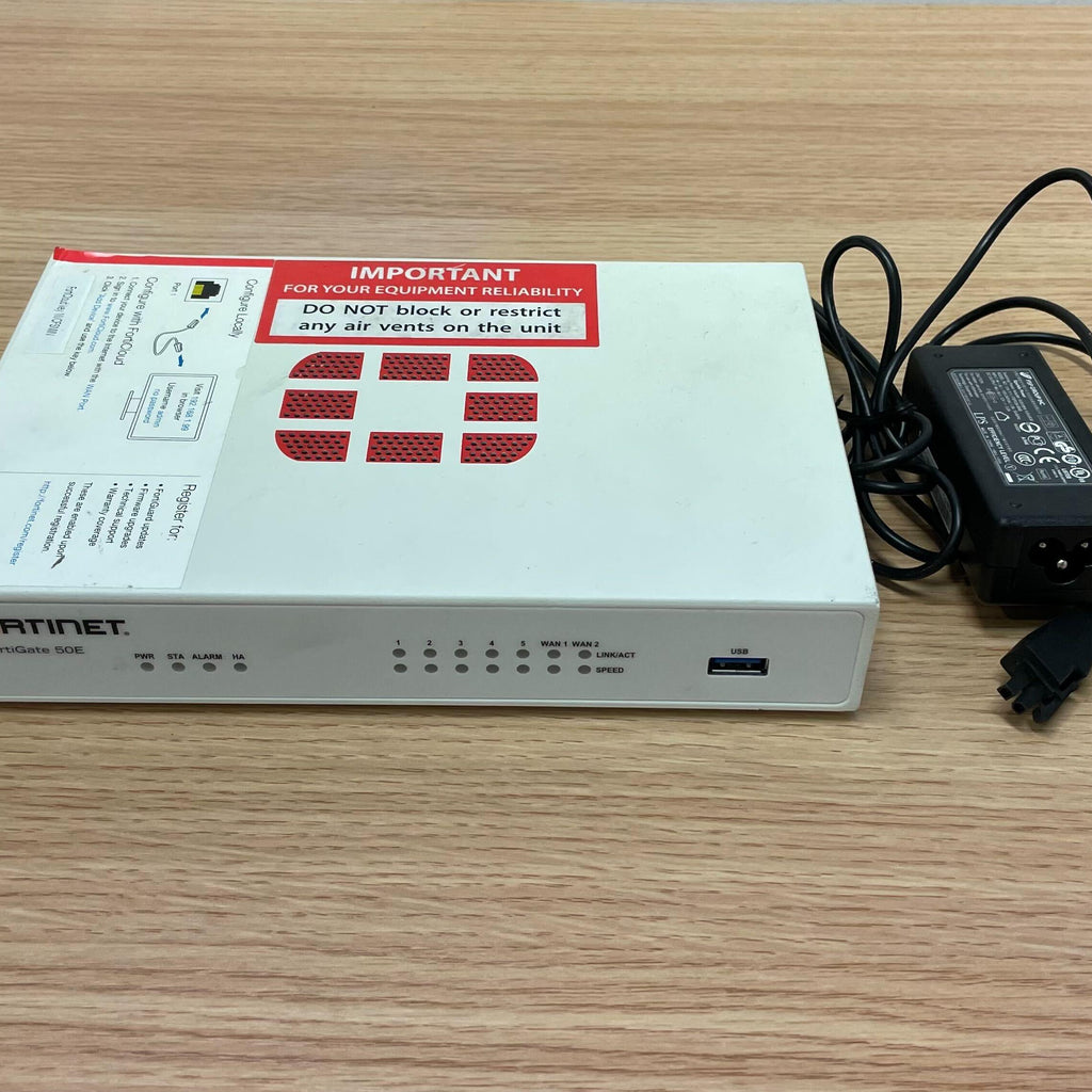 (特價一隻) FORTINET ForitGate 50E Security Appliance Gateway Firewall 85% ...