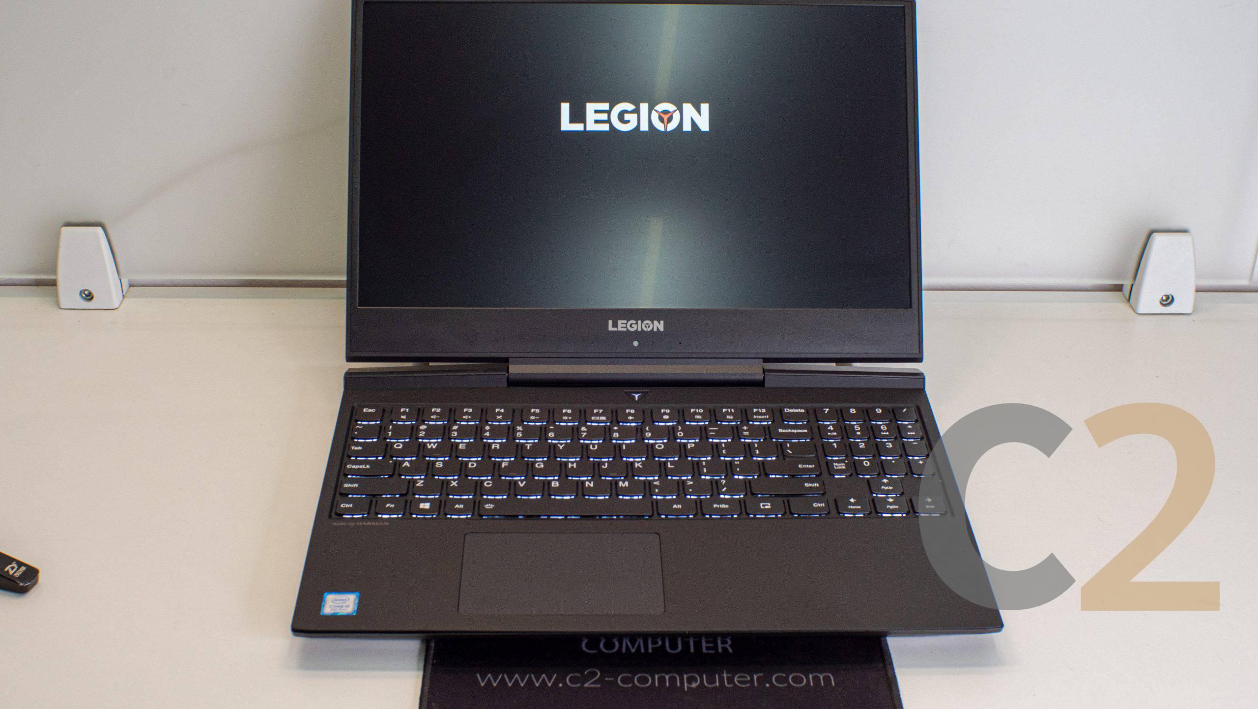 【特價二台】 LENOVO LEGION Y7000P 15.6inch i5-8300H 16G-DDR4 2666 256G-SSD M.2 PCIe + 1TB 2.5inch RTX 2060 6G 1920x1080 144Hz 電競本 99% - C2 Computer