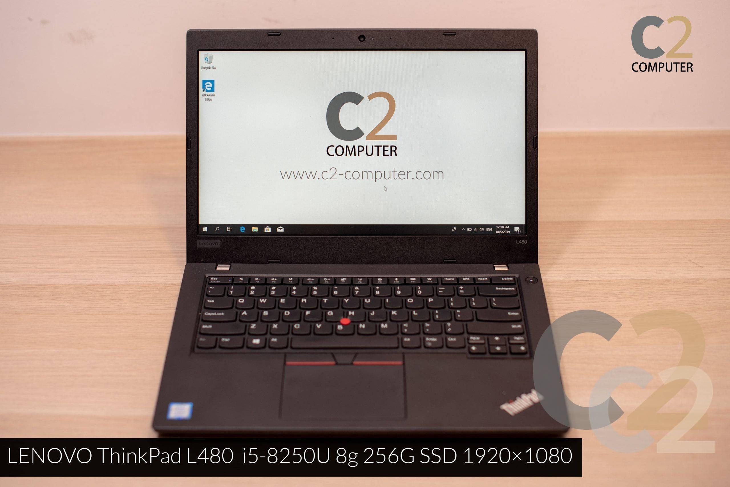 (特價一台) Lenovo Thinkpad L480 14inch i5-8250U 8G 256G SSD 1080P Ultrabook 95%NEW - C2 Computer