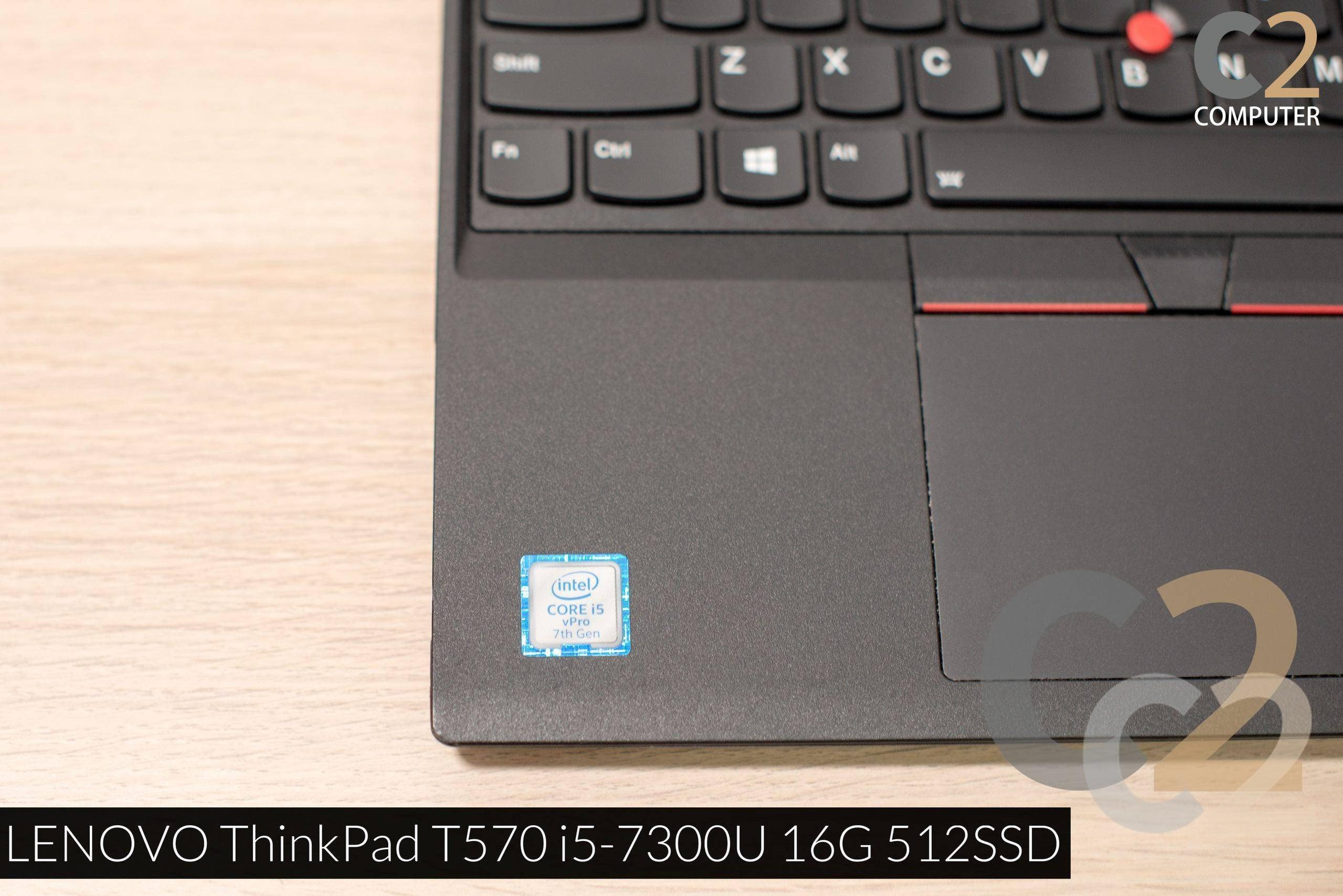 (特價一台) LENOVO Thinkpad T570 i5-7300U 16G 512G SSD HD 620 15.6inch 1920x1080 Mobile Workstation 移動工作站 95% NEW - C2 Computer