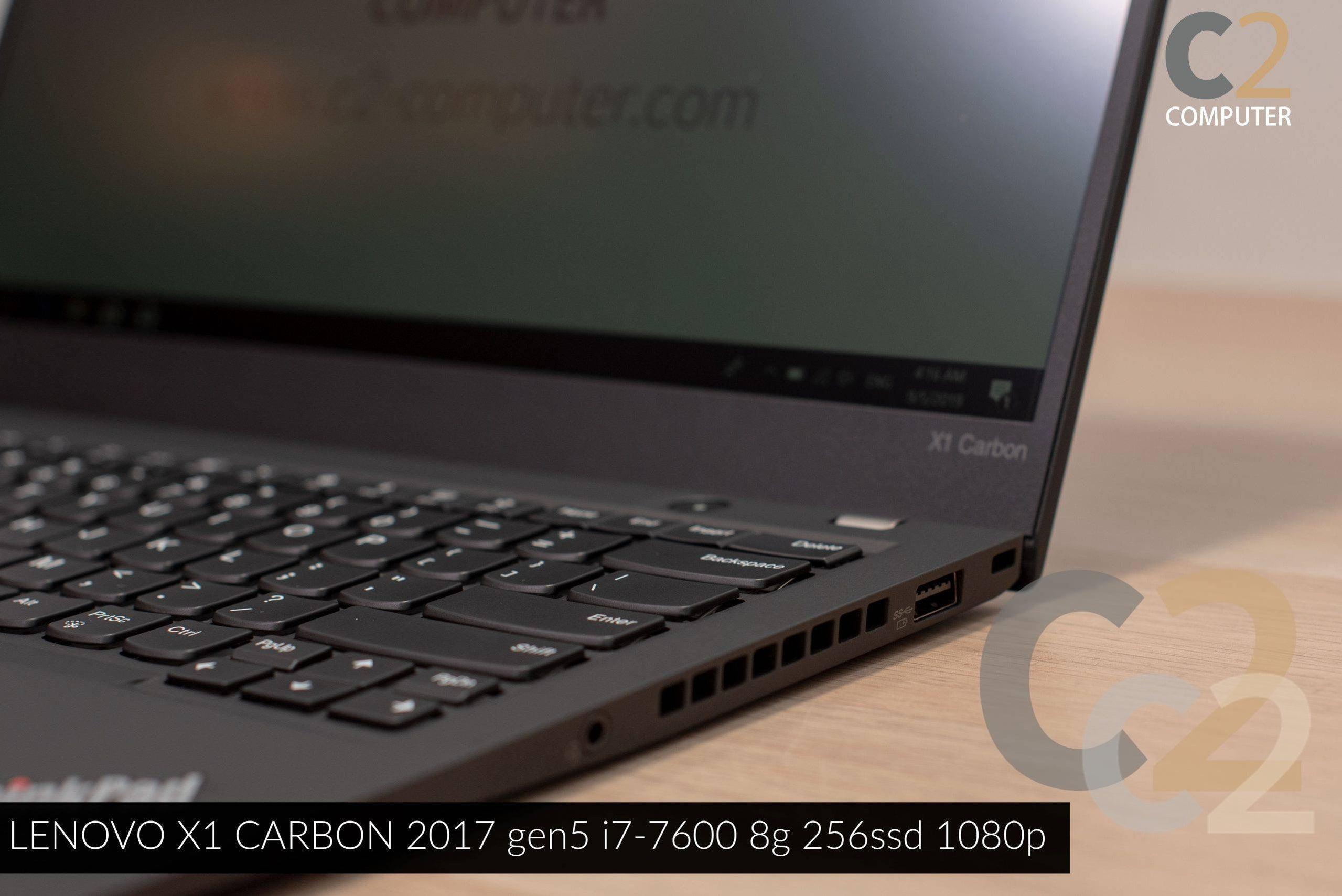 (特價一台) LENOVO X1 Carbon 2017 Gen5 i7-7600U 8G 256G-SSD 14inch 1920×1080 Ultrabook 超級本 99% NEW - C2 Computer