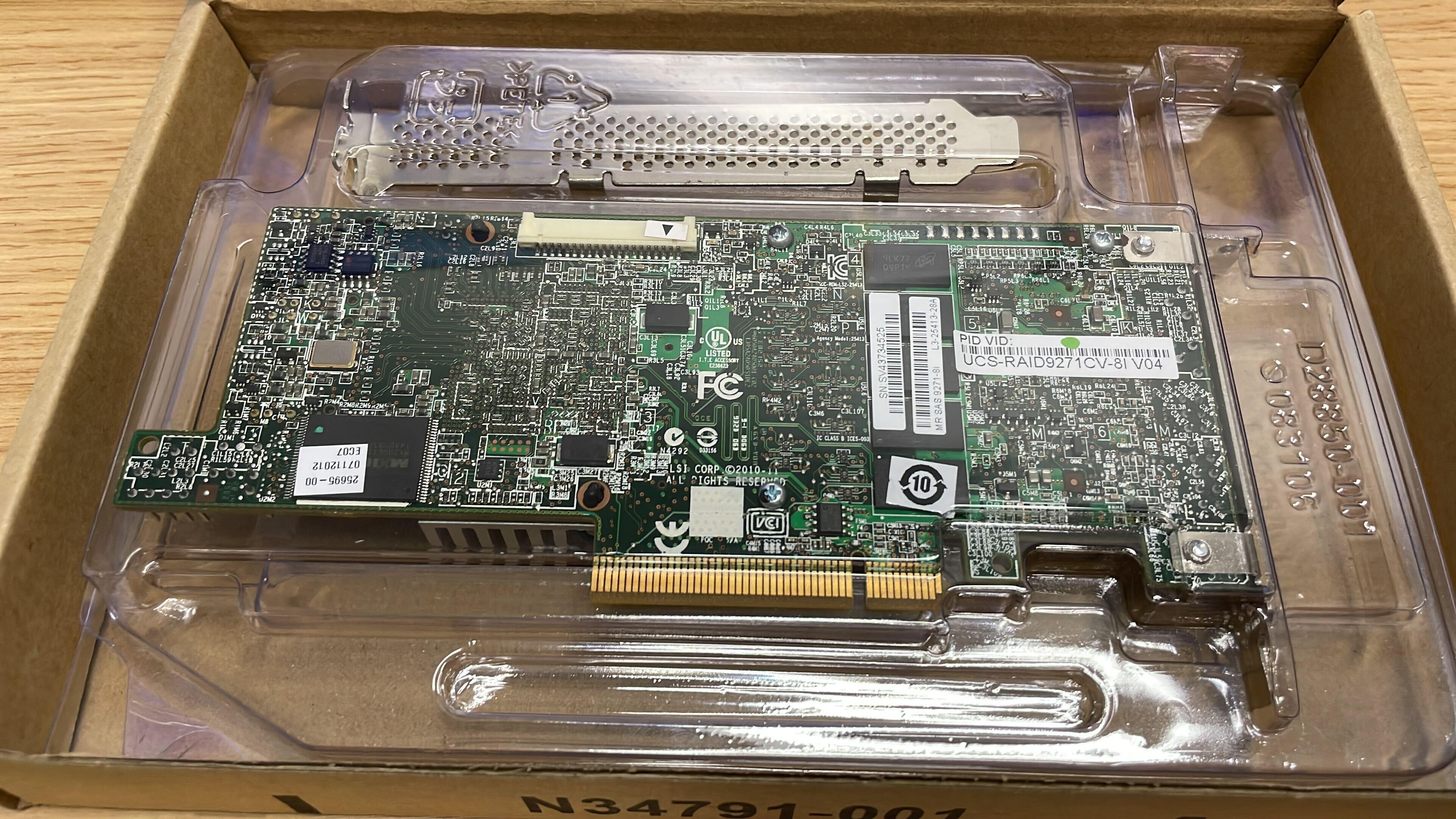 (特價少量) LSI 9271CV-8i UCS 6Gbps RAID CONTROLLER Adapter 90% NEW Secondary image