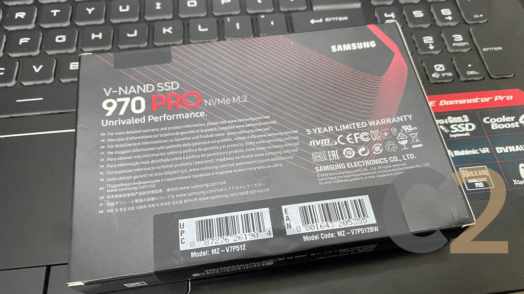 (特價NEW BOX PARALLEL) SAMSUNG 970 Pro MZ-V7P512 512G M.2-2280 SSD 固態硬碟 - C2 Computer