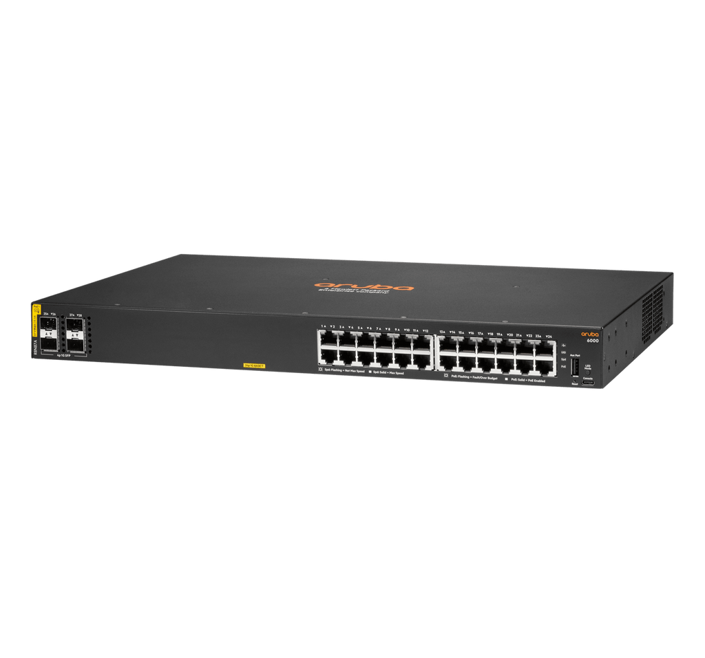 (NEW VENDOR) ARUBA R8N87A Aruba 6000 24G CL4 4SFP Switch - C2 Computer