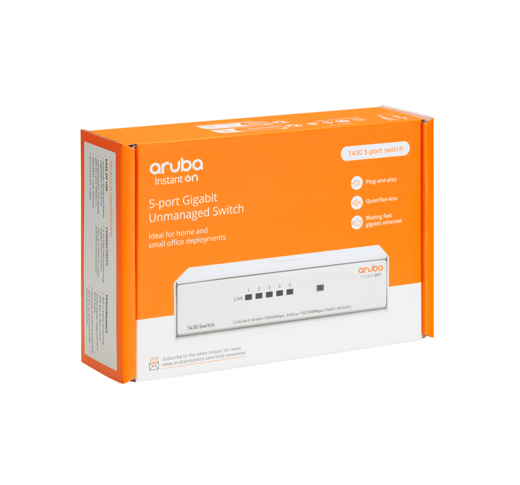 (NEW VENDOR) ARUBA R8R44A Aruba Instant On 1430 5G Switch - C2 Computer